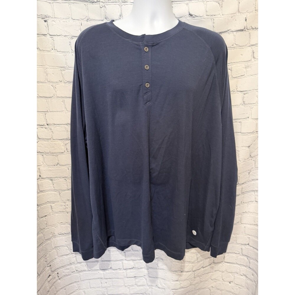 NWT L.L. Bean Men's Encompass Merino Wool Blend Henley XXXL Tall MSRP $99